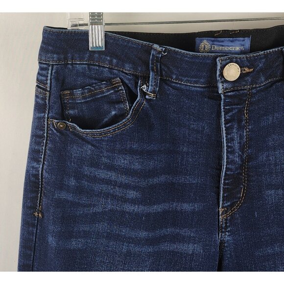 Democracy Jeans Womens 12 Blue AB Solution Ankle Length Skinny (32x27) B1721W5EH - Picture 3 of 10